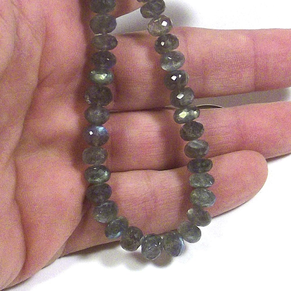 COLLANA girocollo con pietra e argento 925 – LABRADORITE
