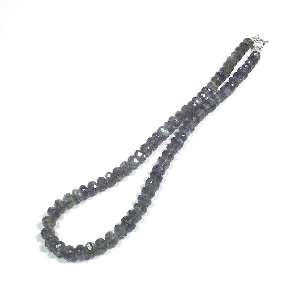 COLLANA girocollo con pietra e argento 925 – LABRADORITE