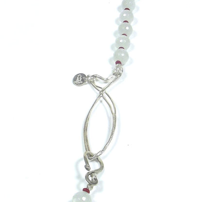 GIOIELLI | COLLANA con pietra di luna chiusura SARDINA in argento 925 – immagine4