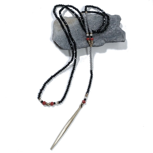 Collana lunga artigianale in ottone Collana ETNICA | COLLANE IN OTTONE
