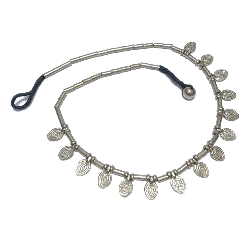 Collana choker artigianale in ottone Collana ETNICA | COLLANE IN OTTONE