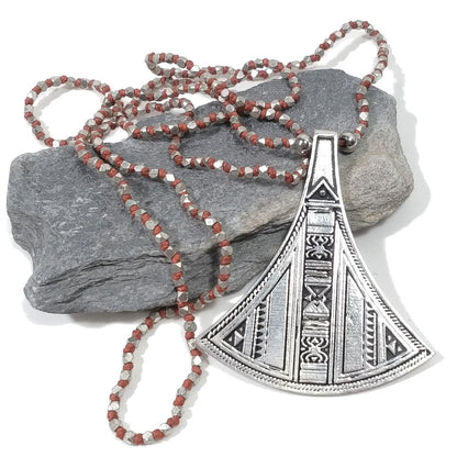 Collana lunga artigianale in ottone Collana ETNICA | COLLANE IN OTTONE