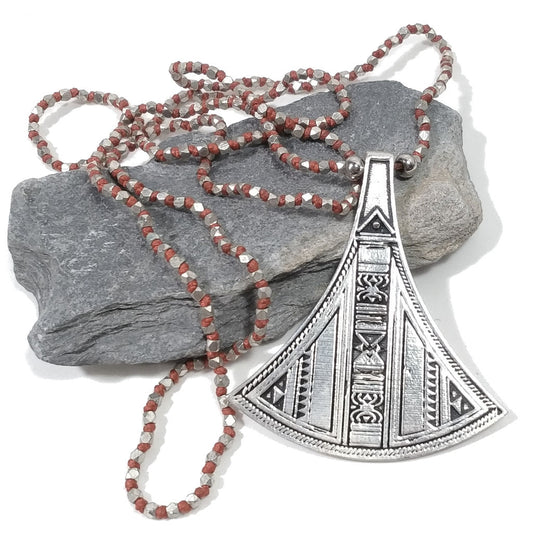 Collana lunga artigianale in ottone Collana ETNICA | COLLANE IN OTTONE