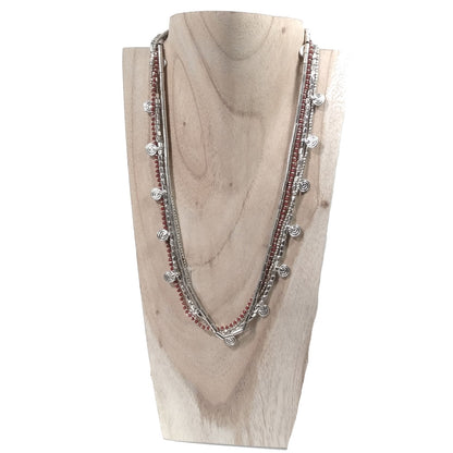 Collana etnica artigianale in ottone - JESSORE – immagine7