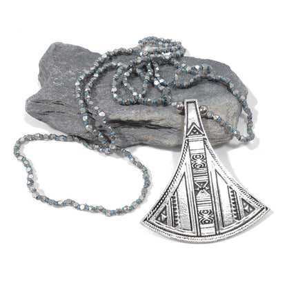 Collana lunga artigianale in ottone Collana ETNICA | COLLANE IN OTTONE
