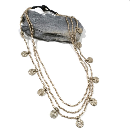Collana girocollo artigianale in ottone - MIRIAM