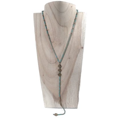 Collana lunga artigianale in ottone - COMILLA