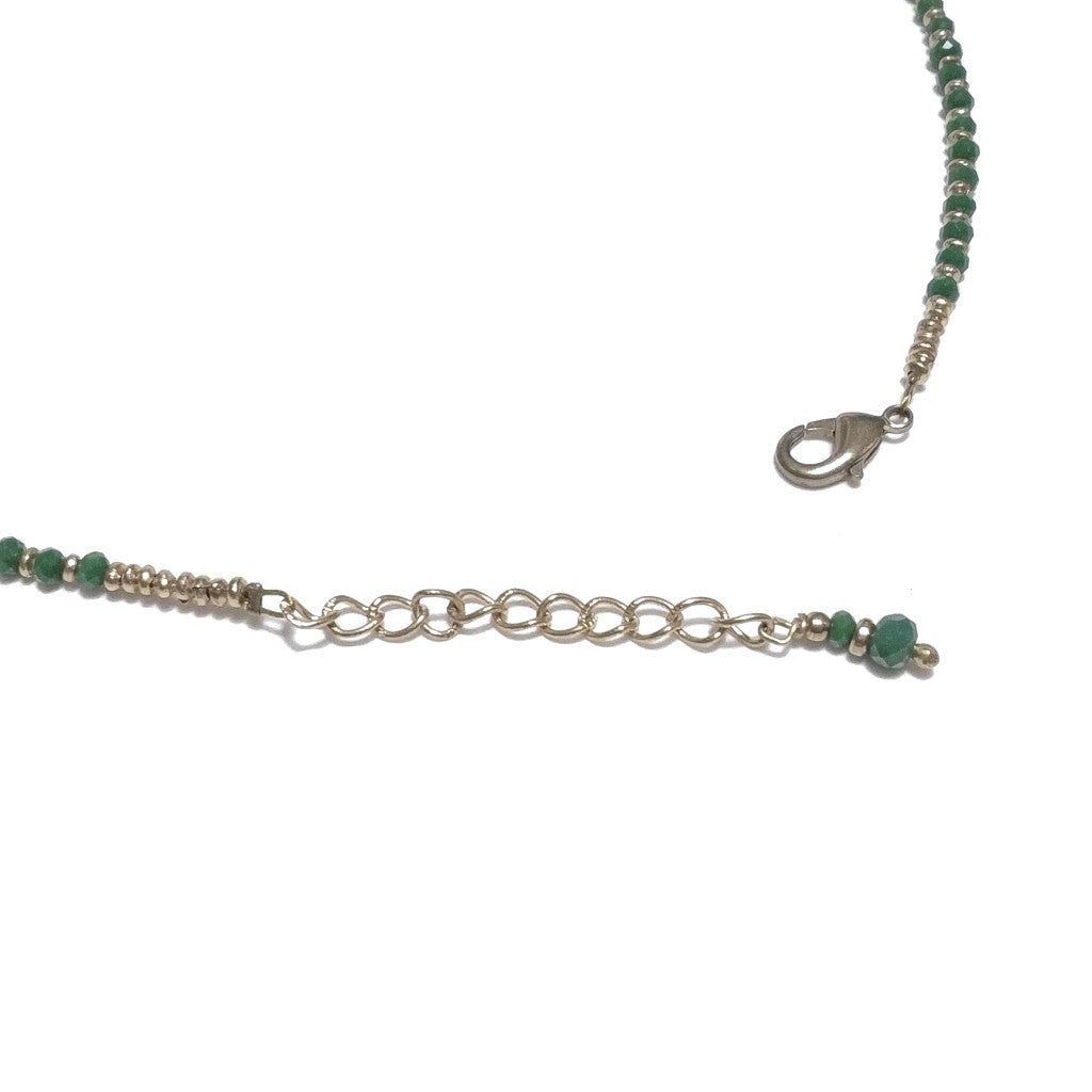 Collana choker girocollo artigianale in ottone - MULADI