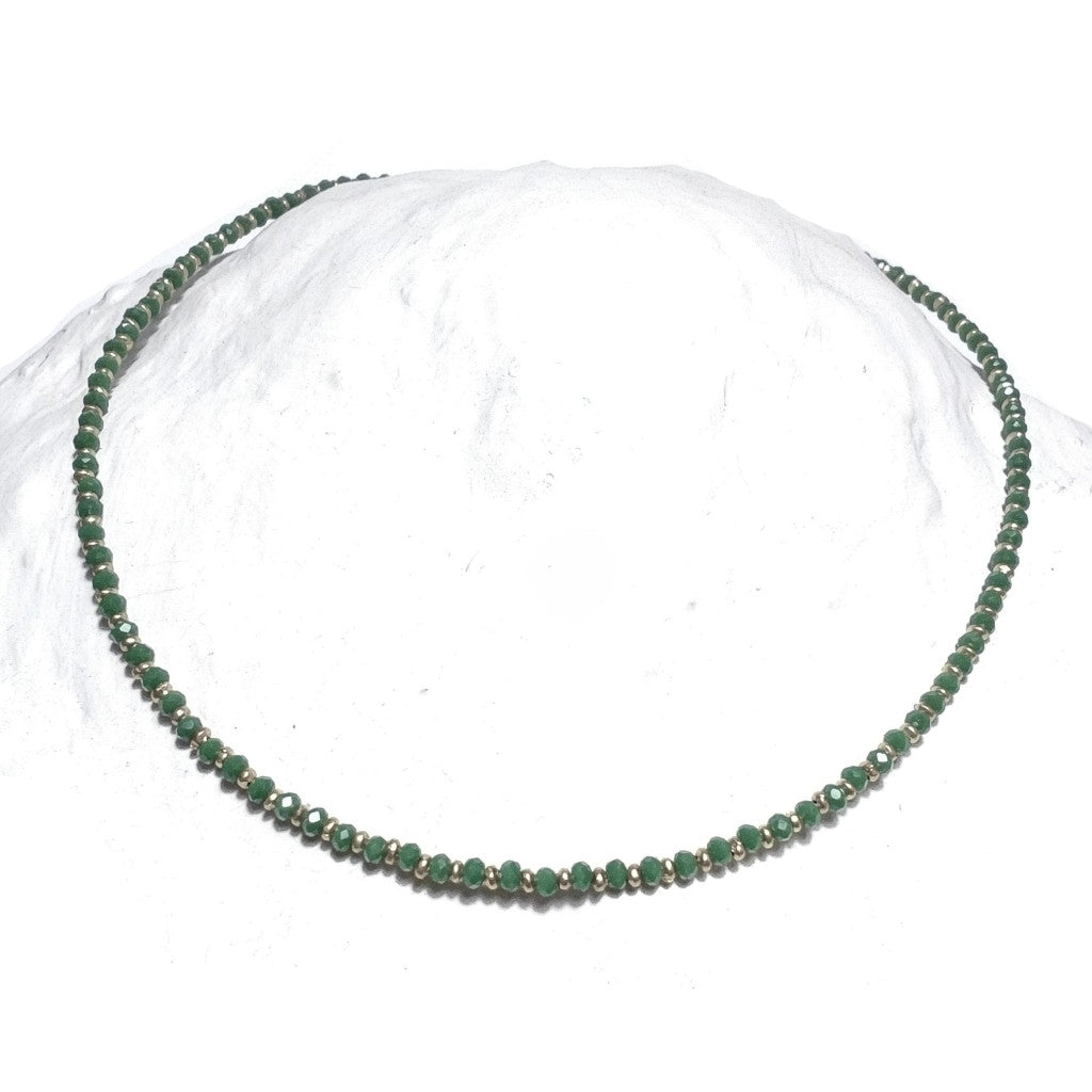Collana choker girocollo artigianale in ottone - MULADI