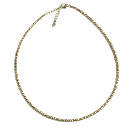 Collana choker girocollo artigianale in ottone - MULADI