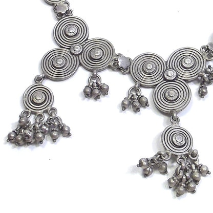 COLLANA ETNICA girocollo in argento brunito – immagine11