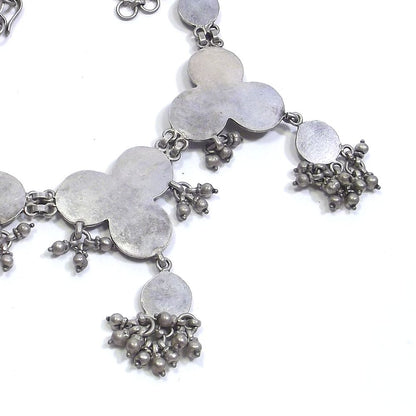 COLLANA ETNICA girocollo in argento brunito – immagine9