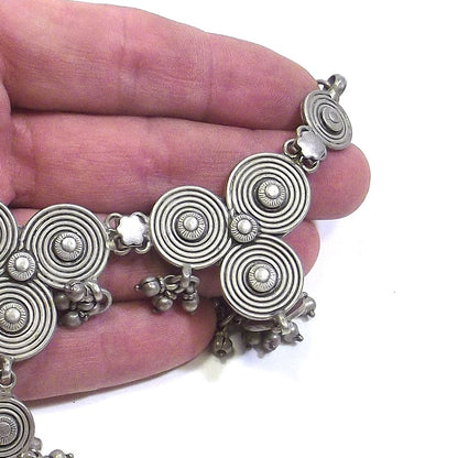 COLLANA ETNICA girocollo in argento brunito – immagine7
