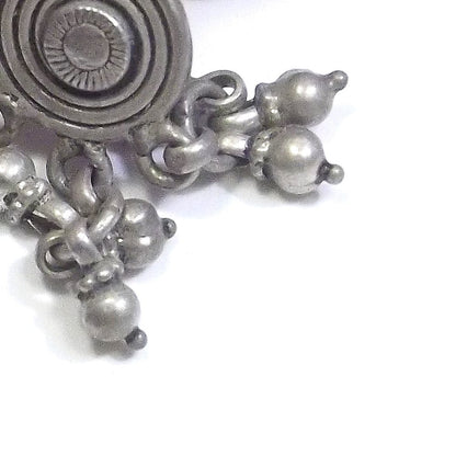 COLLANA ETNICA girocollo in argento brunito – immagine5
