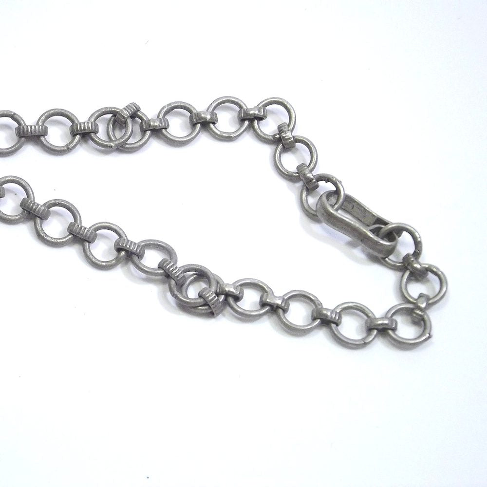COLLANA ETNICA girocollo in argento brunito – immagine4