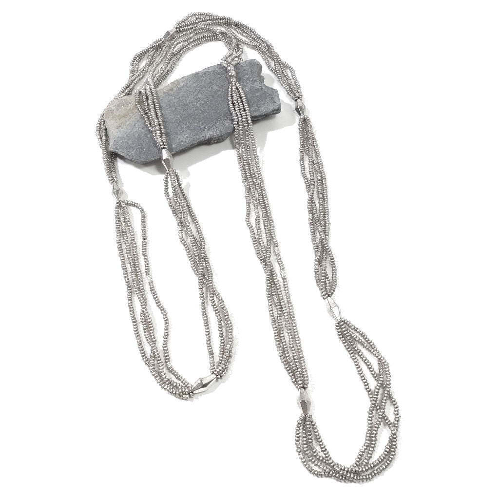 Collana lunga artigianale in ottone Collana ETNICA | COLLANE IN OTTONE
