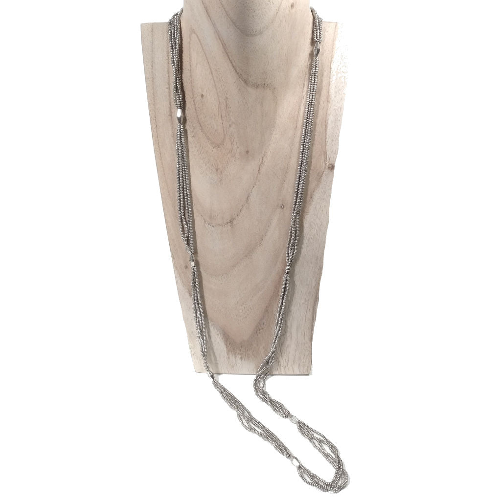 Collana lunga artigianale in ottone Collana ETNICA | COLLANE IN OTTONE