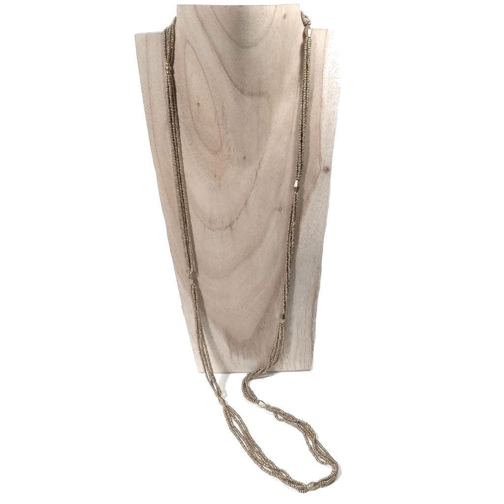 Collana lunga artigianale in ottone Collana ETNICA | COLLANE IN OTTONE