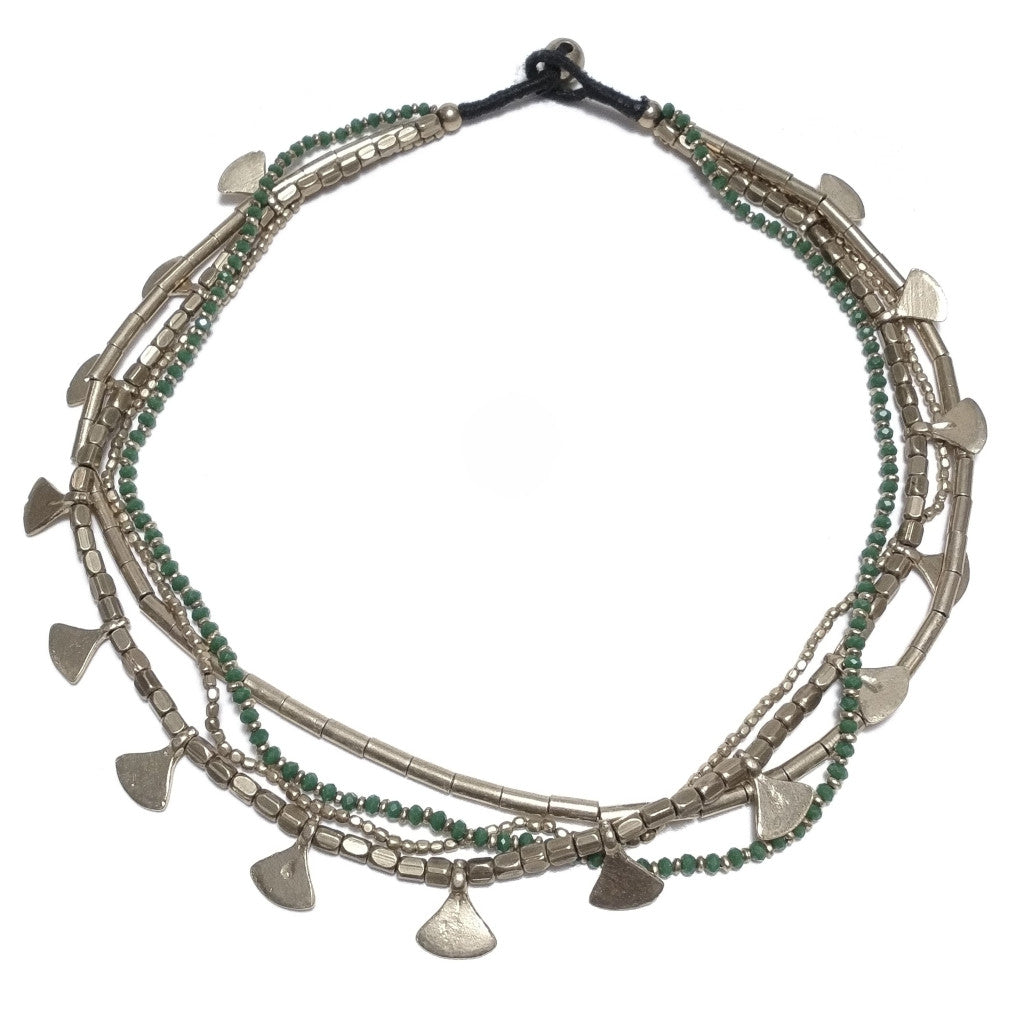 Collana choker artigianale in ottone Collana ETNICA | COLLANE IN OTTONE | Girocollo