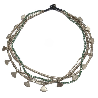 Collana choker artigianale in ottone Collana ETNICA | COLLANE IN OTTONE | Girocollo