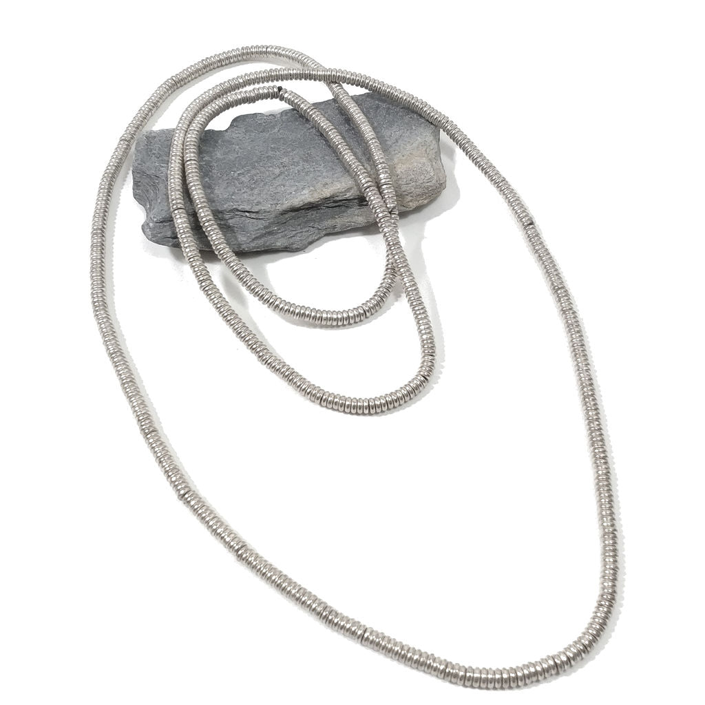 Collana lunga artigianale in ottone Collana ETNICA | COLLANE IN OTTONE – immagine17