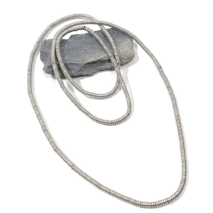 Collana lunga artigianale in ottone Collana ETNICA | COLLANE IN OTTONE – immagine17