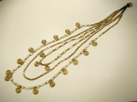 Collana in ottone Naga – immagine5