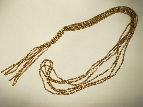 Collana in ottone Naga - sfacettato