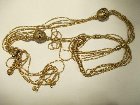 Collana in ottone Naga – immagine4