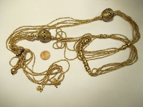 Collana in ottone Naga – immagine6