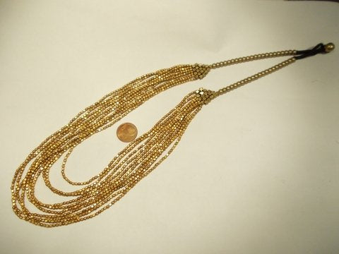 Collana in ottone Naga