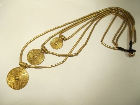 Collana in ottone Naga scalare