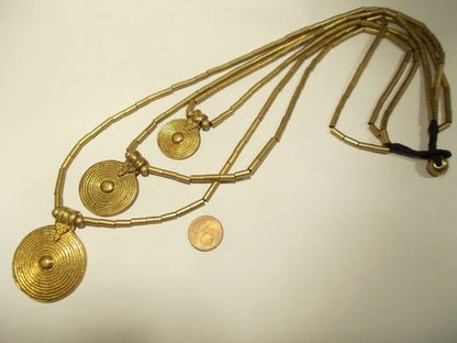 Collana in ottone Naga scalare – immagine3