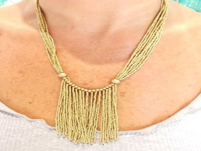 Collana in ottone Naga – immagine2