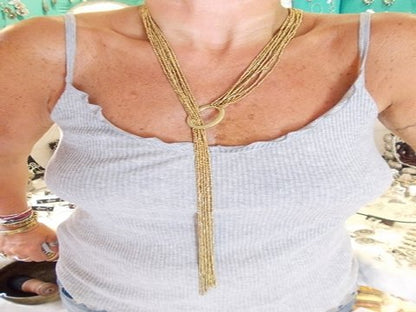 Collana in ottone Naga - multi – immagine5