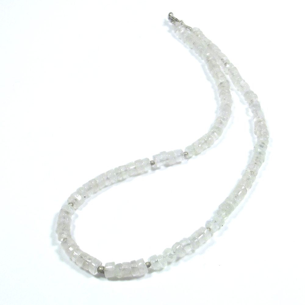 GIOIELLI | COLLANA con pietra - Pietra di LUNA e argento 925 girocollo