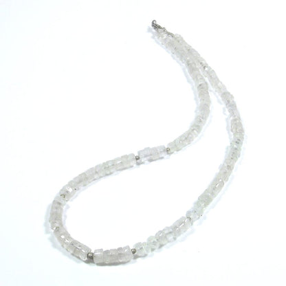 GIOIELLI | COLLANA con pietra - Pietra di LUNA e argento 925 girocollo – immagine7