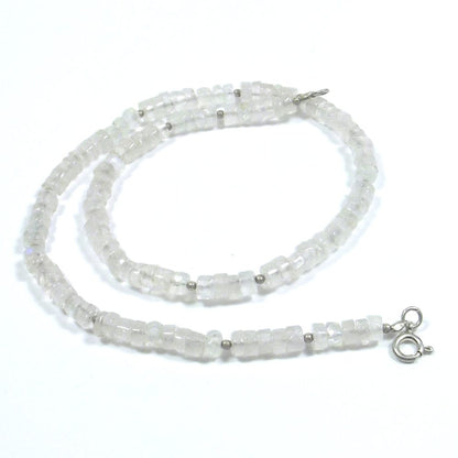 GIOIELLI | COLLANA con pietra - Pietra di LUNA e argento 925 girocollo