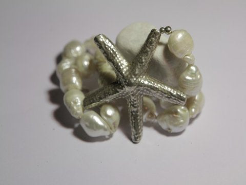 freeitalianjewels - Collana di perle con stella argento - ilmondodiwit - Collana