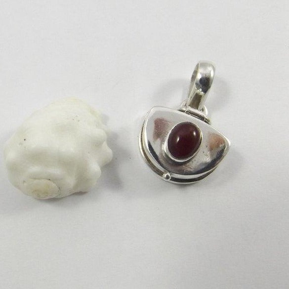 CIONDOLO corniola - scattola - argento 925 - ilmondodiwit - Ciondolo