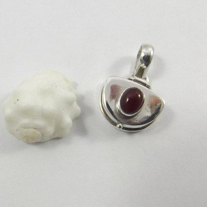 CIONDOLO corniola - scattola - argento 925 - ilmondodiwit - Ciondolo