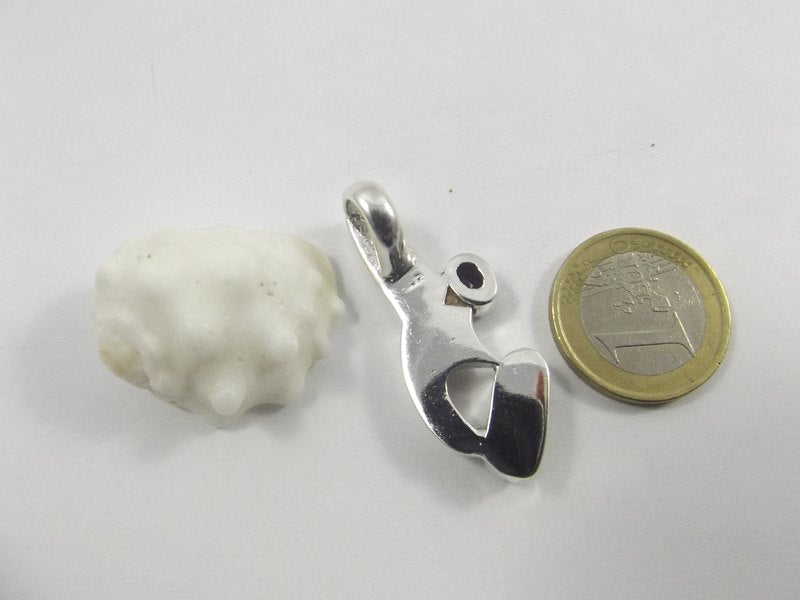 CIONDOLO perla - granato argento 925 - ilmondodiwit - Ciondolo