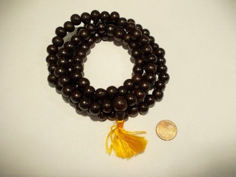 Japa Mala - Legno scuro 9mm 108