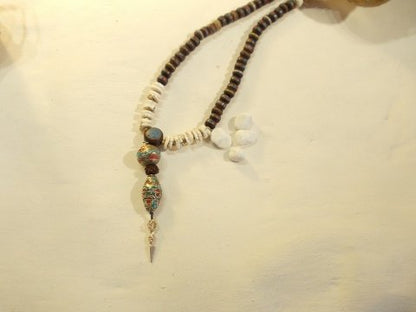 DORJE TIBETANO Japa Mala - osso con – immagine2