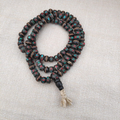 Collana Etnica Japa Mala in corno – immagine4
