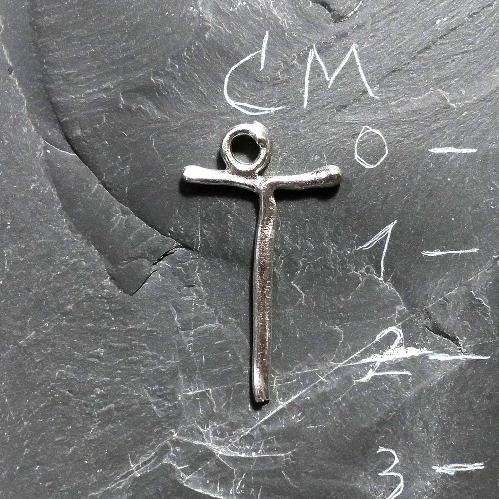 CIONDOLO PERSONALIZZATO in argento 925 con lettera - T