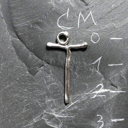 CIONDOLO PERSONALIZZATO in argento 925 con lettera - T
