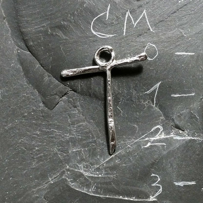 CIONDOLO PERSONALIZZATO in argento 925 con lettera - T