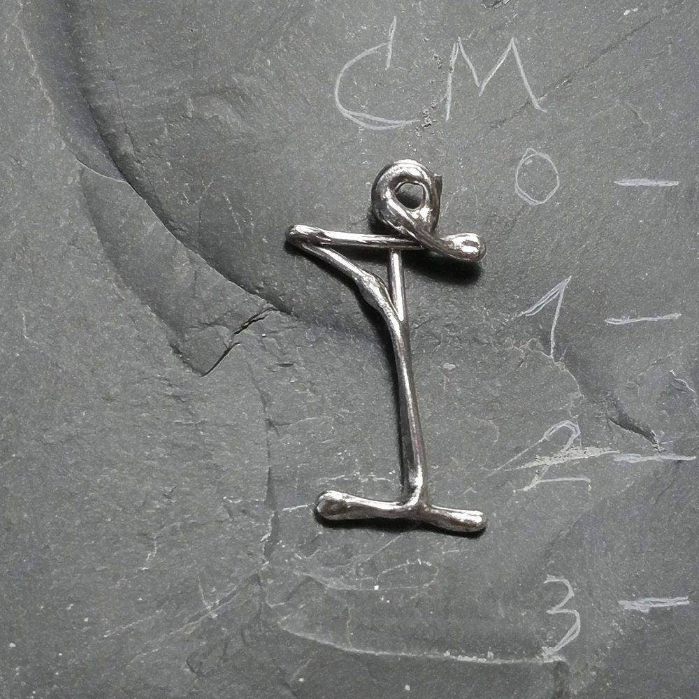 CIONDOLO PERSONALIZZATO in argento 925 con lettera - I