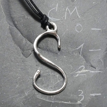 CIONDOLO PERSONALIZZATO in argento 925 con lettera - S